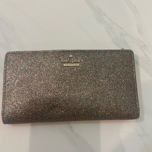 Kate spade multicolor sparkle wallet